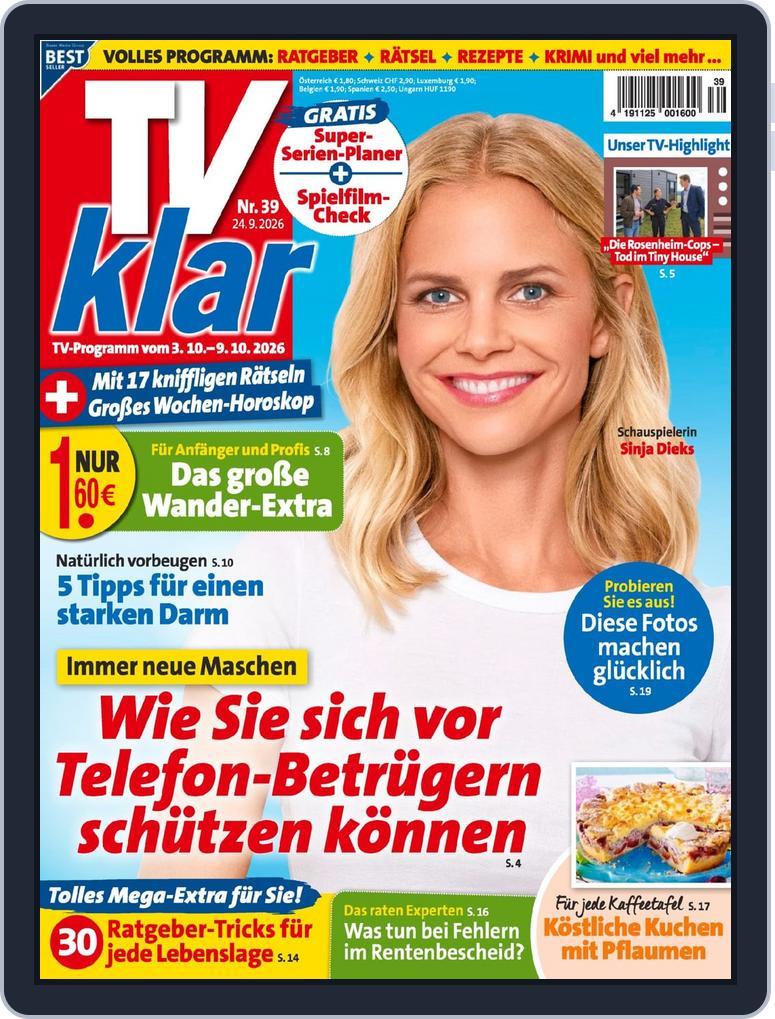 TV klar (Digital) Subscription                    September 24th, 2026 Issue