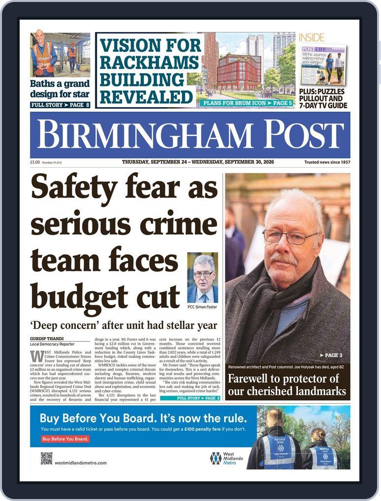 Birmingham Post (Digital) Subscription