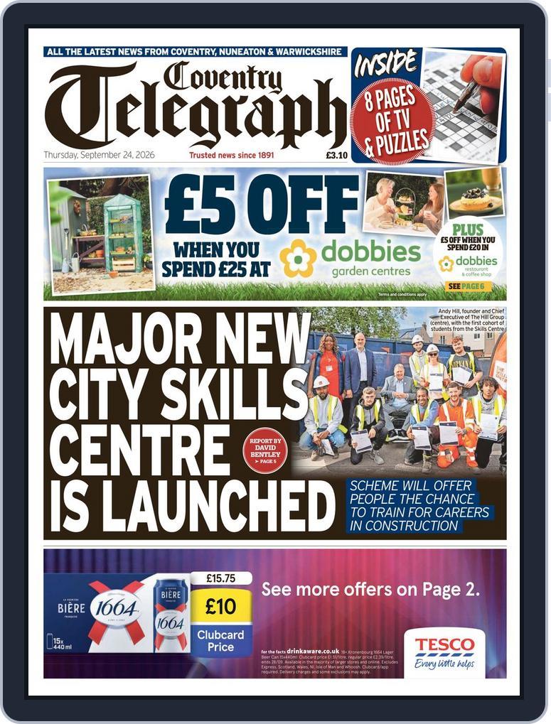 Coventry Telegraph (Digital) Subscription