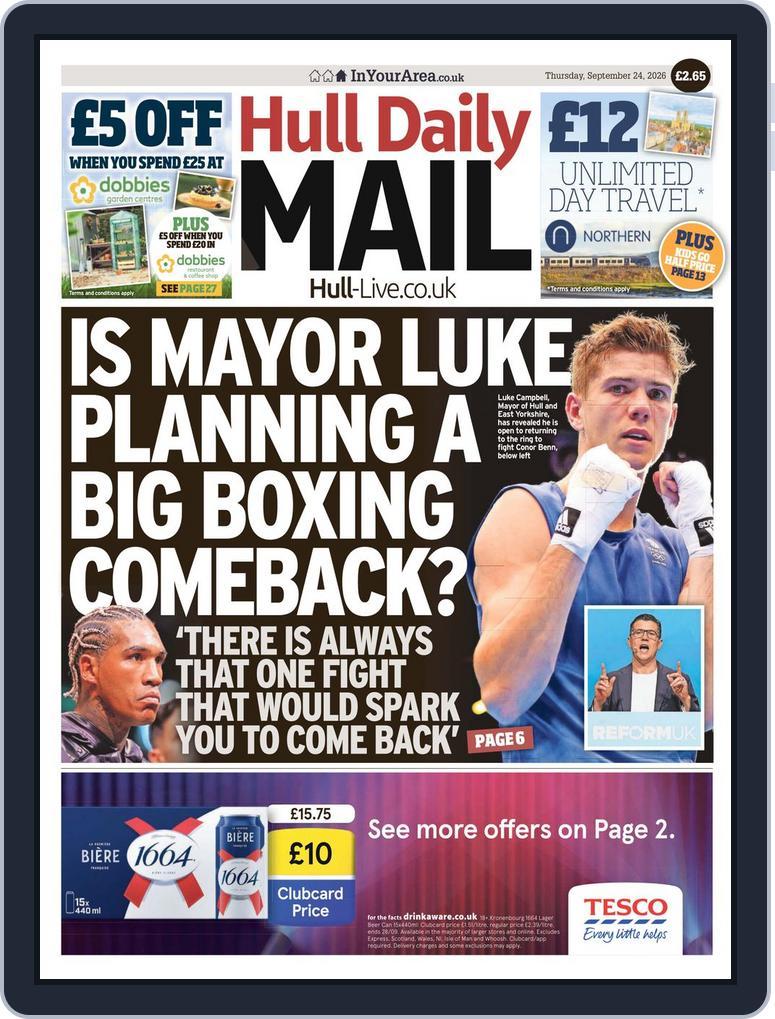 Hull Daily Mail (Digital) Subscription