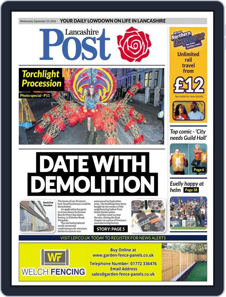 Lancashire Evening Post (Digital) Subscription