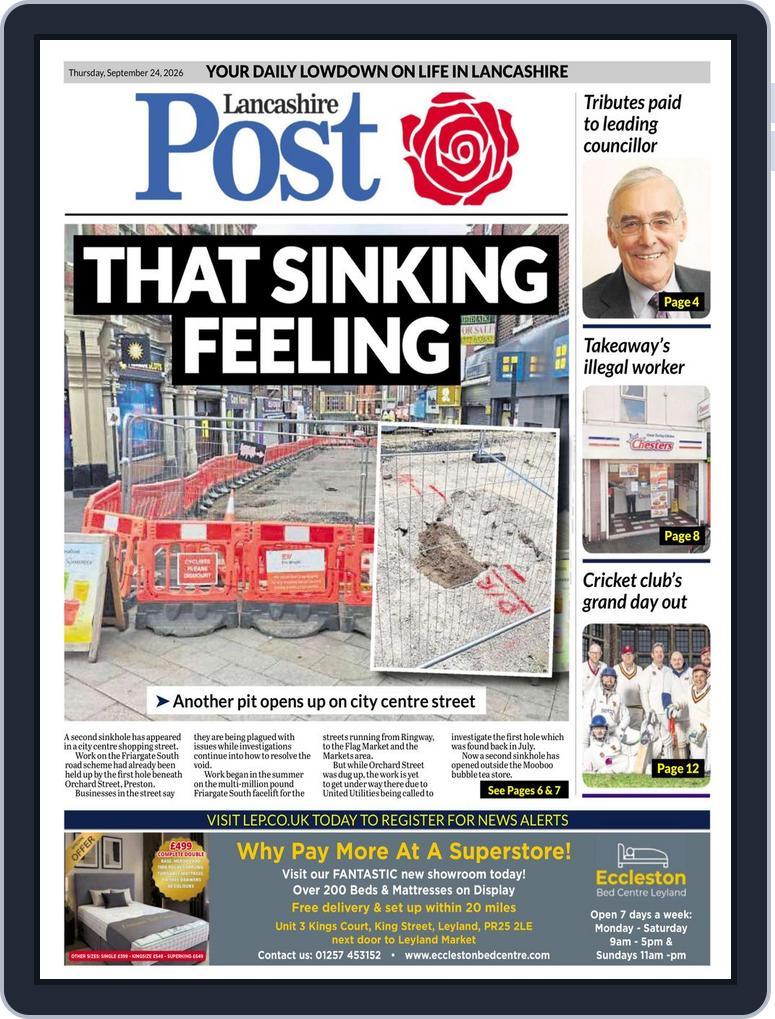 Lancashire Evening Post (Digital) Subscription