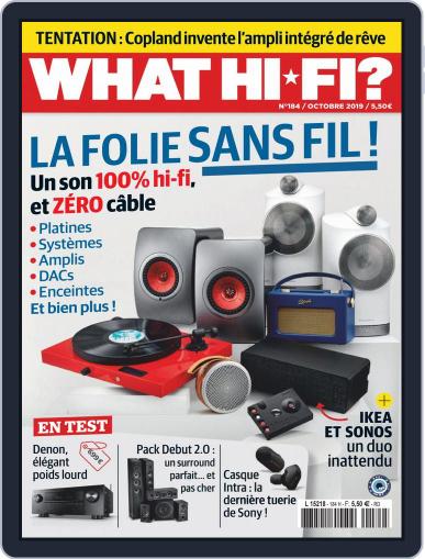 What Hifi France October 1st, 2019 Digital Back Issue Cover
