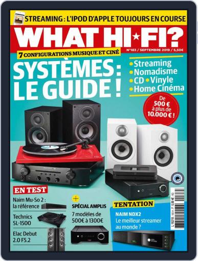 What Hifi France September 1st, 2019 Digital Back Issue Cover