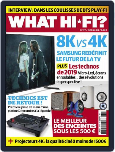What Hifi France March 1st, 2019 Digital Back Issue Cover
