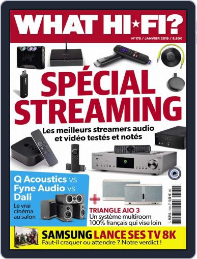 What Hifi France January 1st, 2019 Digital Back Issue Cover