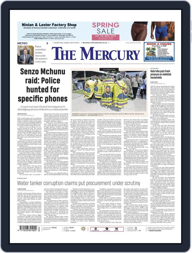 Mercury (Digital) Subscription                    September 25th, 2026 Issue