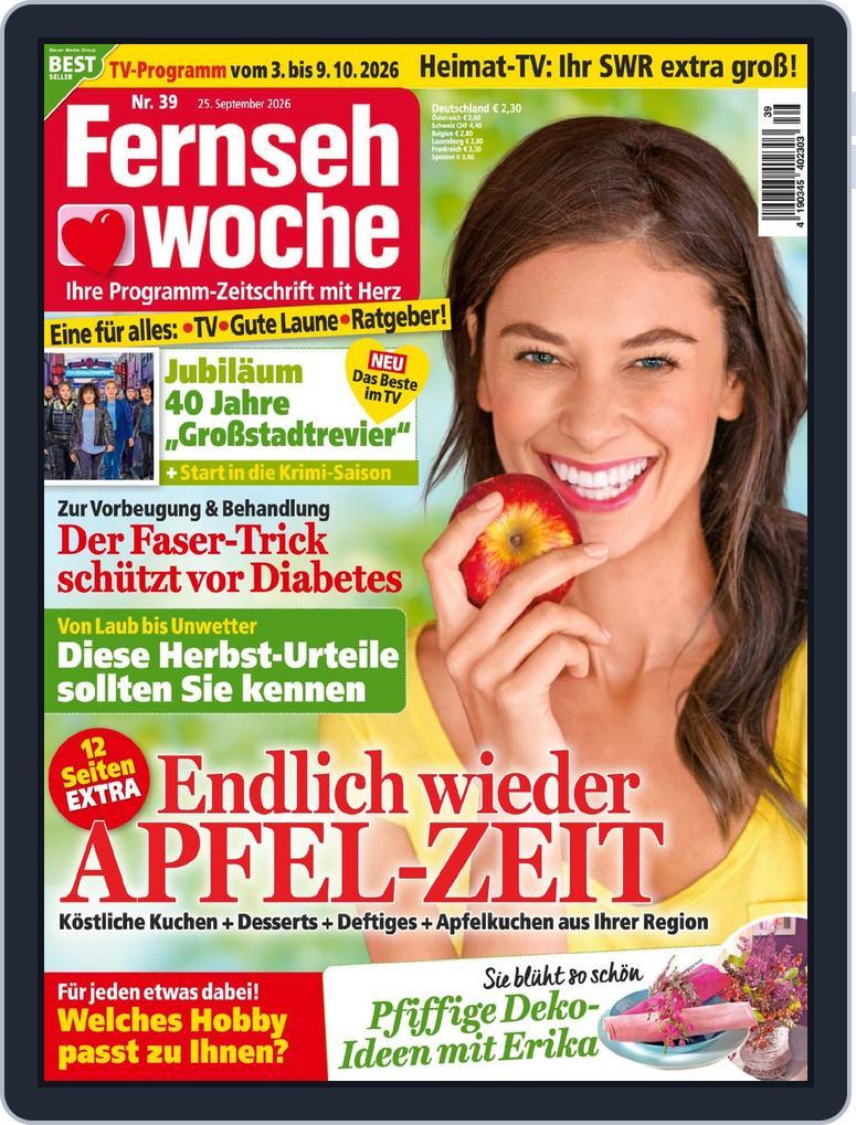 Fernsehwoche (Digital) Subscription                    September 25th, 2026 Issue