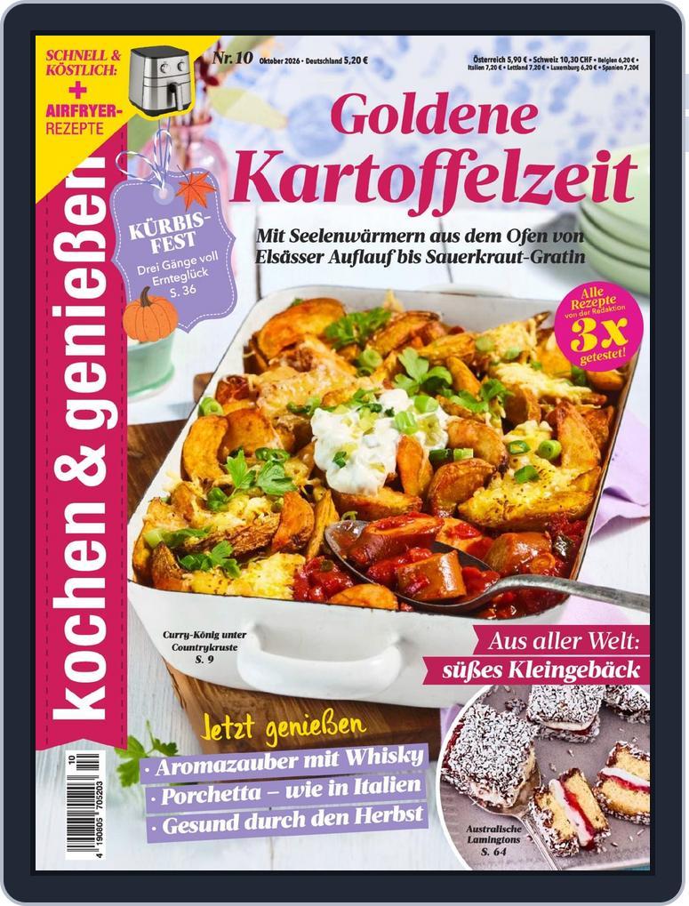Kochen & Geniessen (Digital) Subscription                    September 25th, 2026 Issue