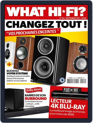 What Hifi France September 1st, 2017 Digital Back Issue Cover