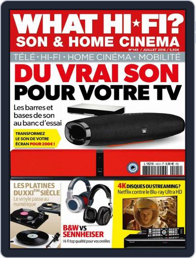 What Hifi France July 5th, 2016 Digital Back Issue Cover