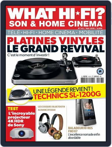 What Hifi France May 5th, 2016 Digital Back Issue Cover