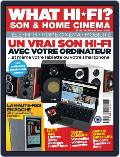 What Hifi France November 1st, 2015 Digital Back Issue Cover