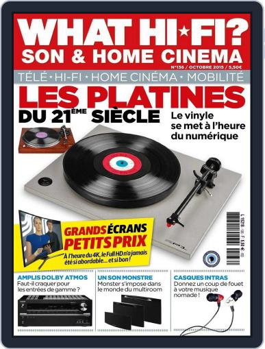 What Hifi France September 30th, 2015 Digital Back Issue Cover