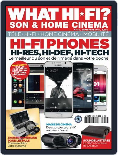 What Hifi France September 3rd, 2015 Digital Back Issue Cover