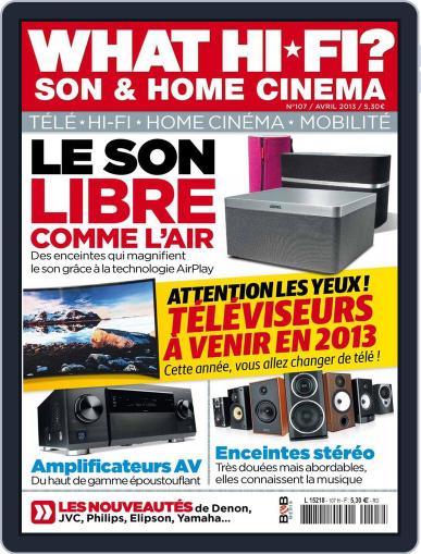 What Hifi France March 15th, 2013 Digital Back Issue Cover