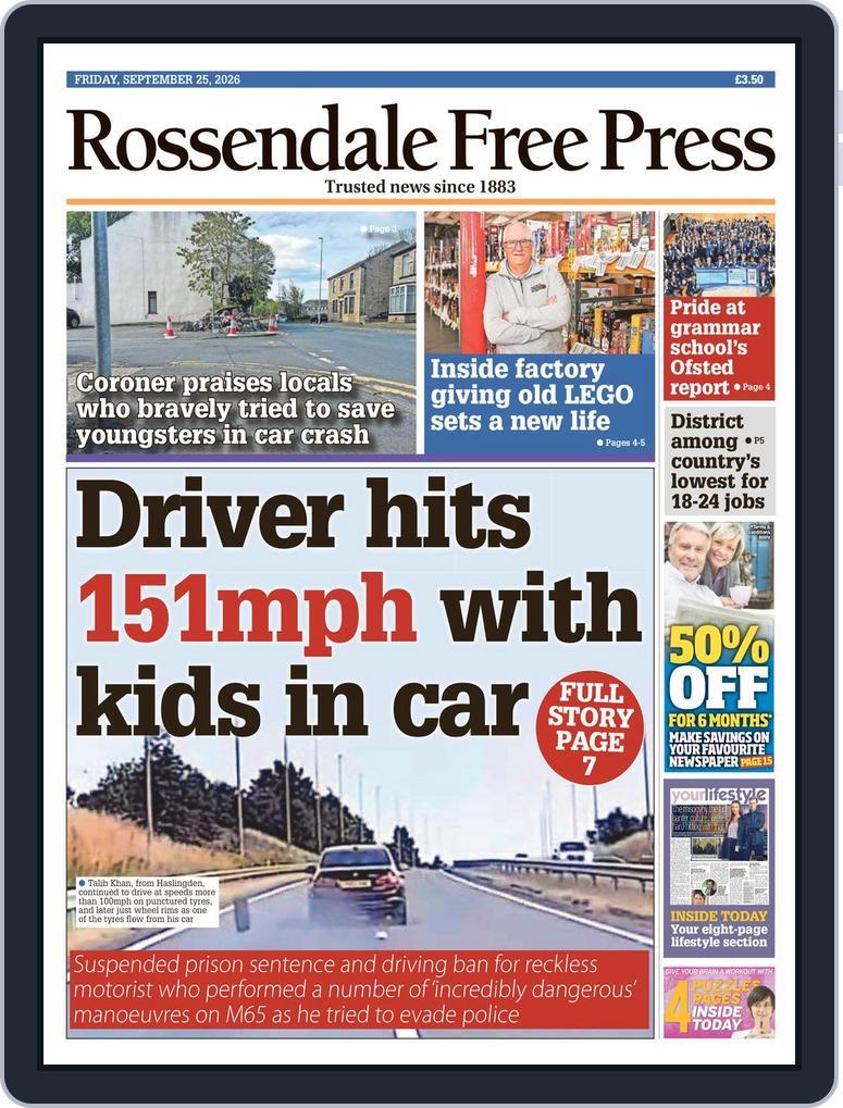 Rossendale Free Press (Digital) Subscription