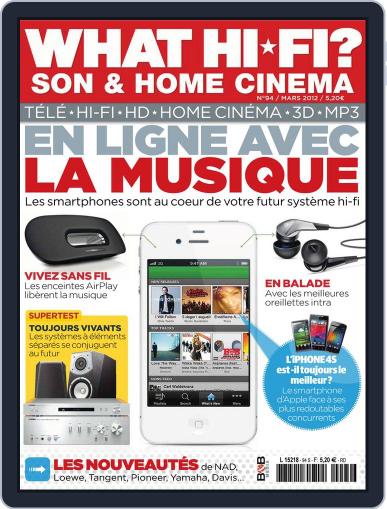 What Hifi France February 14th, 2012 Digital Back Issue Cover