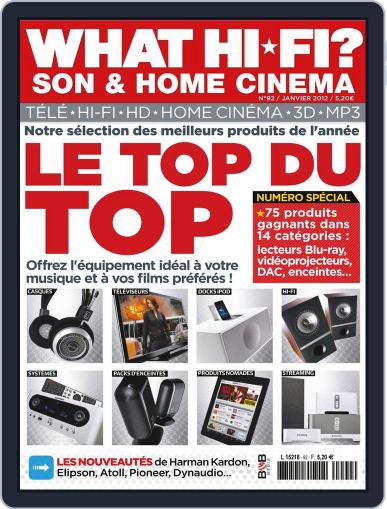 What Hifi France December 22nd, 2011 Digital Back Issue Cover
