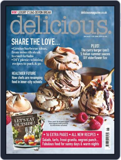 Delicious UK June 1st, 2019 Digital Back Issue Cover