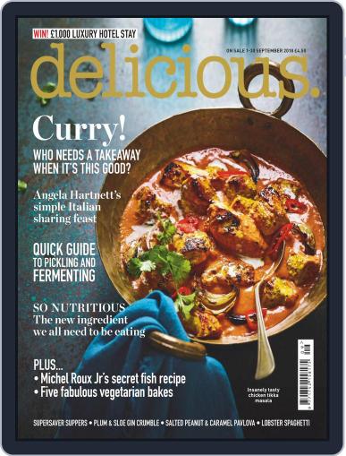 Delicious UK September 1st, 2018 Digital Back Issue Cover