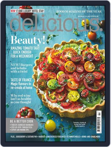 Delicious UK July 1st, 2018 Digital Back Issue Cover