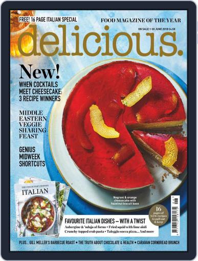 Delicious UK June 1st, 2018 Digital Back Issue Cover