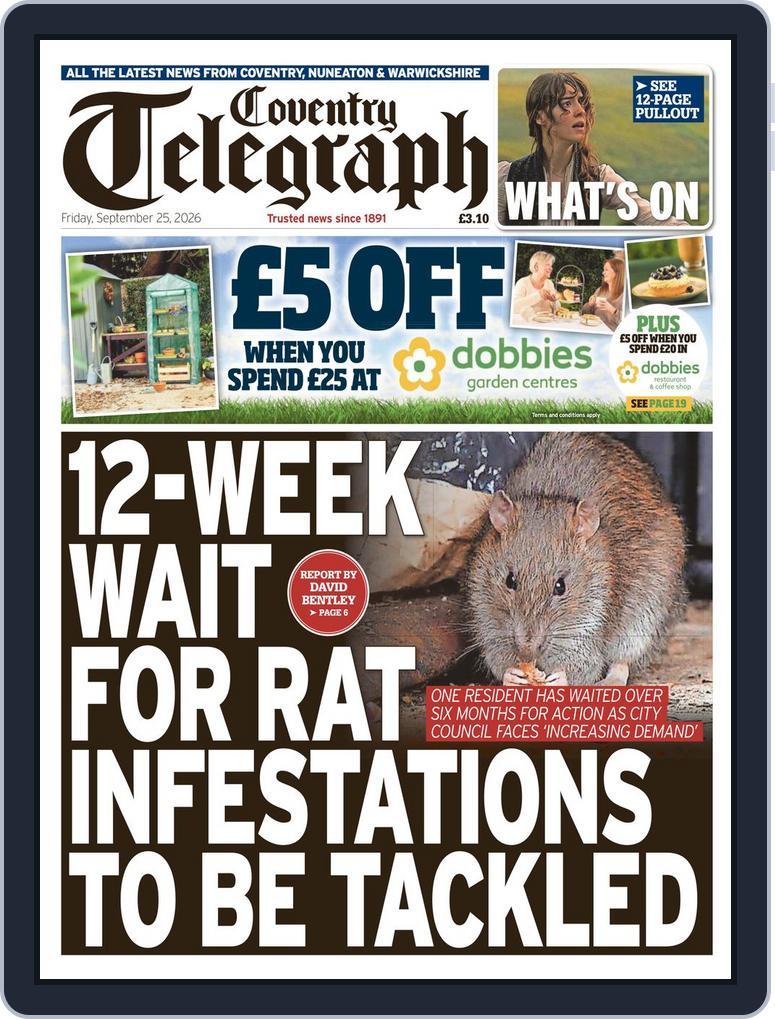 Coventry Telegraph (Digital) Subscription