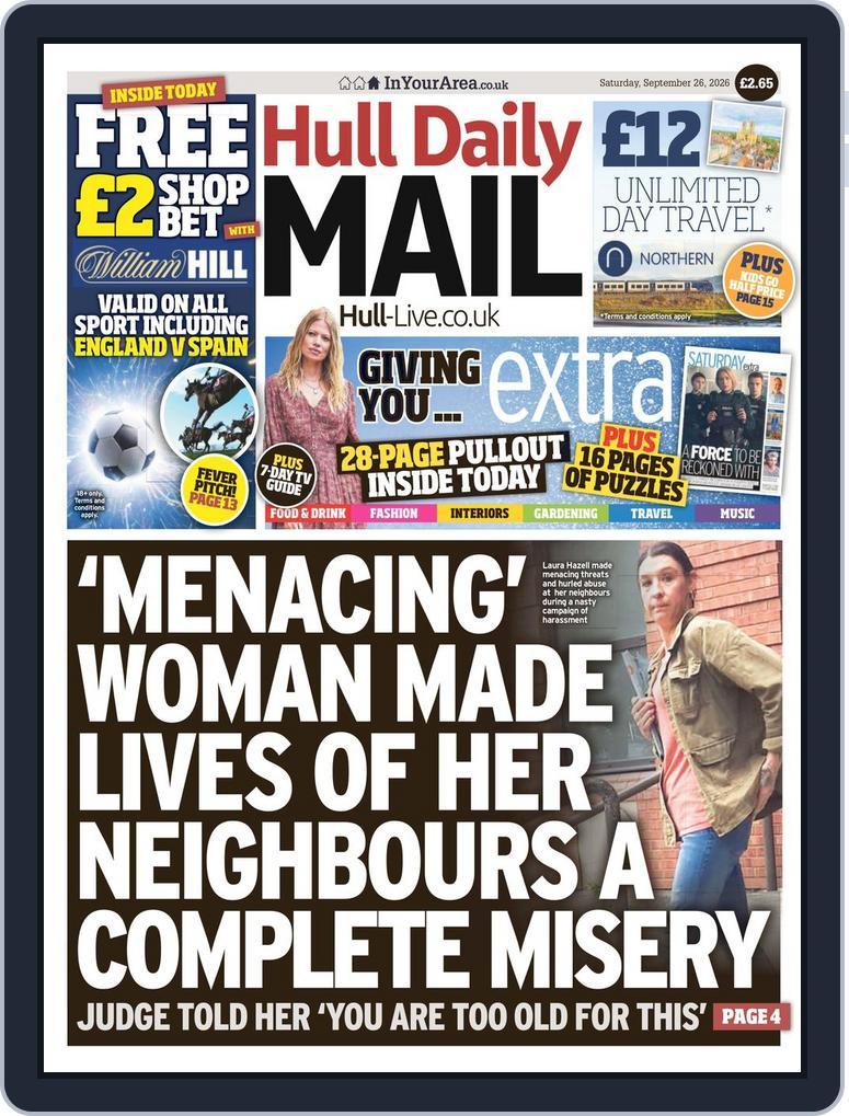 Hull Daily Mail (Digital) Subscription