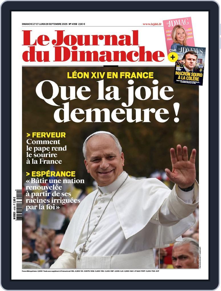 Le Journal du dimanche (Digital) Subscription                    September 27th, 2026 Issue