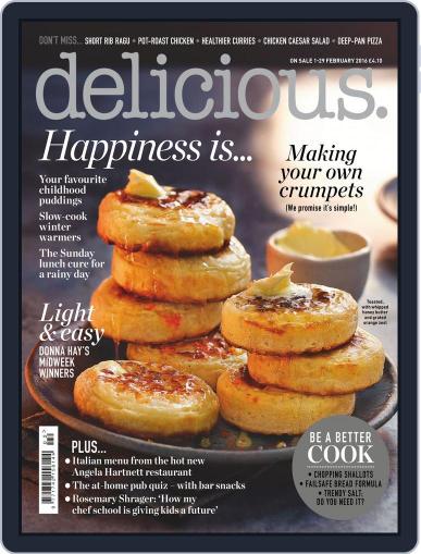 Delicious UK February 1st, 2016 Digital Back Issue Cover