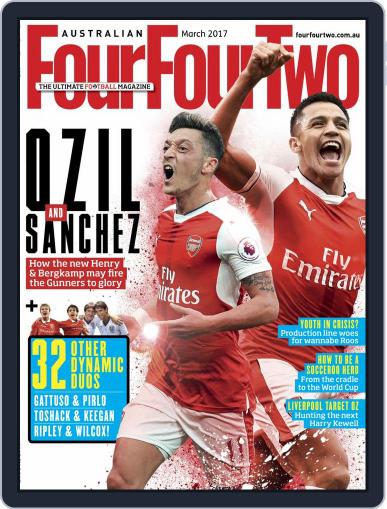 Australian FourFourTwo March 1st, 2017 Digital Back Issue Cover
