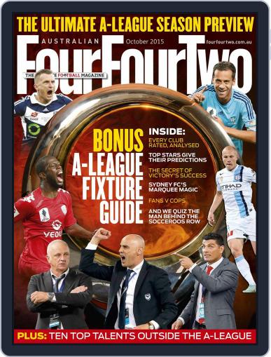 Australian FourFourTwo October 1st, 2015 Digital Back Issue Cover