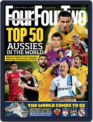 Australian FourFourTwo July 13th, 2015 Digital Back Issue Cover