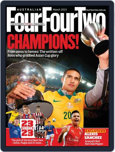 Australian FourFourTwo February 16th, 2015 Digital Back Issue Cover