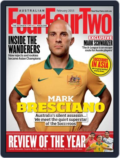 Australian FourFourTwo January 15th, 2015 Digital Back Issue Cover