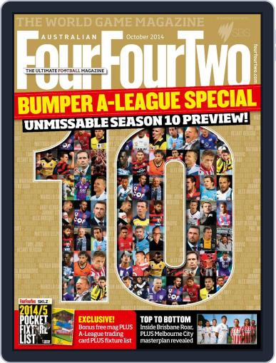 Australian FourFourTwo September 21st, 2014 Digital Back Issue Cover