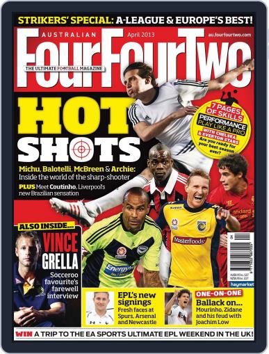 Australian FourFourTwo March 12th, 2013 Digital Back Issue Cover