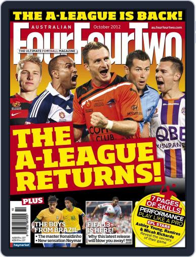 Australian FourFourTwo September 4th, 2012 Digital Back Issue Cover
