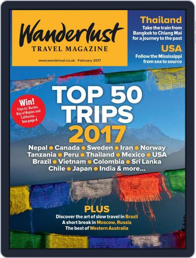 Wanderlust February 1st, 2017 Digital Back Issue Cover