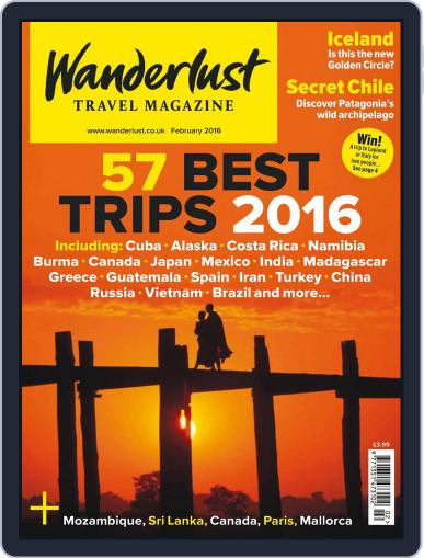 Wanderlust February 1st, 2016 Digital Back Issue Cover
