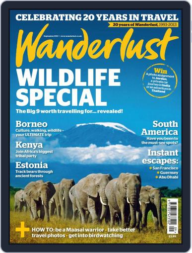 Wanderlust August 8th, 2013 Digital Back Issue Cover
