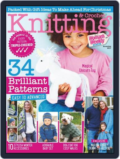 Knitting & Crochet from Woman’s Weekly November 1st, 2017 Digital Back Issue Cover