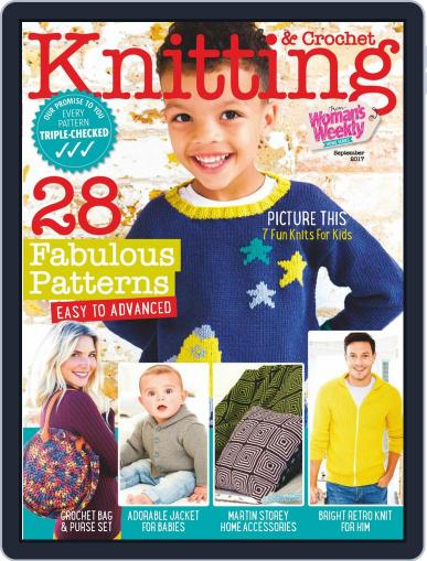 Knitting & Crochet from Woman’s Weekly September 1st, 2017 Digital Back Issue Cover