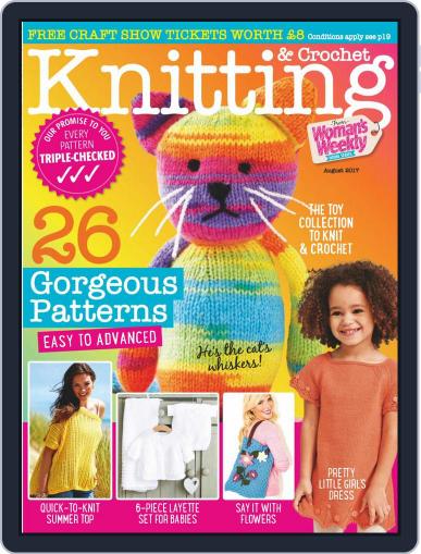 Knitting & Crochet from Woman’s Weekly August 1st, 2017 Digital Back Issue Cover