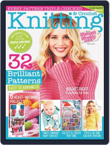 Knitting & Crochet from Woman’s Weekly March 1st, 2017 Digital Back Issue Cover