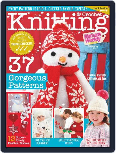 Knitting & Crochet from Woman’s Weekly December 1st, 2016 Digital Back Issue Cover