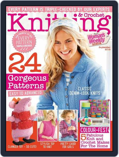 Knitting & Crochet from Woman’s Weekly August 4th, 2016 Digital Back Issue Cover