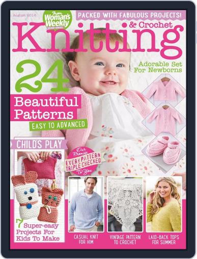 Knitting & Crochet from Woman’s Weekly July 7th, 2016 Digital Back Issue Cover