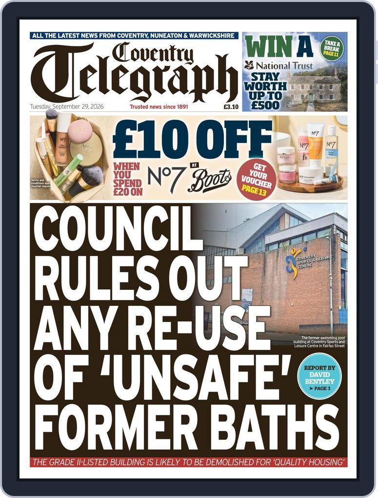 Coventry Telegraph (Digital) Subscription